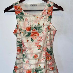 Sleeveless Floral Blouse